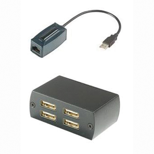 USB-EXT 4 ACCESORIOS DVRS-EXTENSOR PASIVO DE USB CON HUB DE 4 PUERTOS.